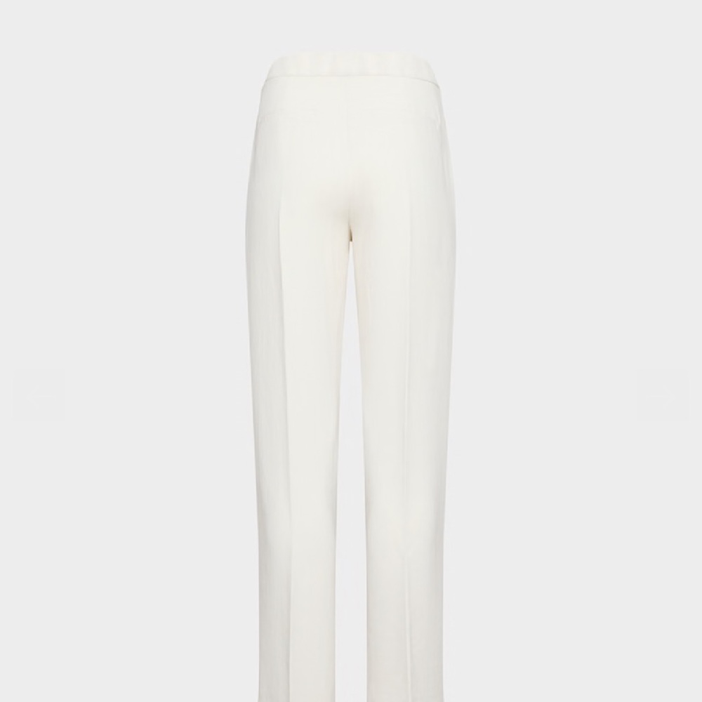 NWT Aritzia The Limitless Pant Wilfred Crepette Size 6 Short Wide Leg Cream - Picture 3 of 15